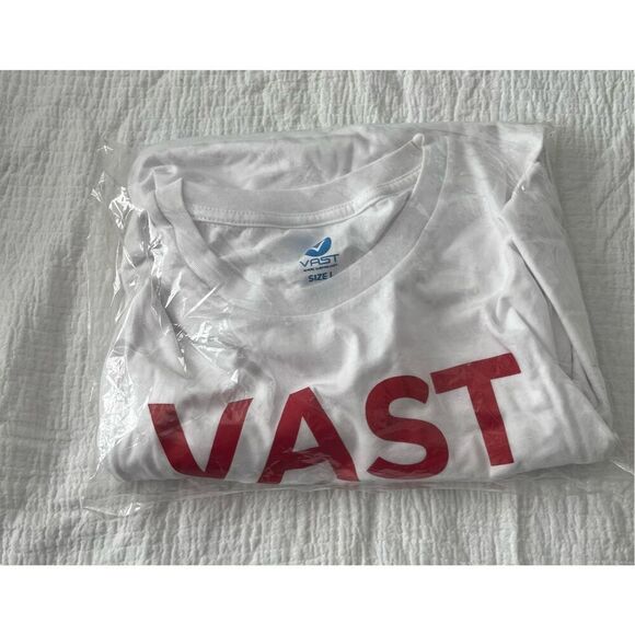 Vast Logo Long Sleeve Tee - White NEW NWT - Picture 10 of 10
